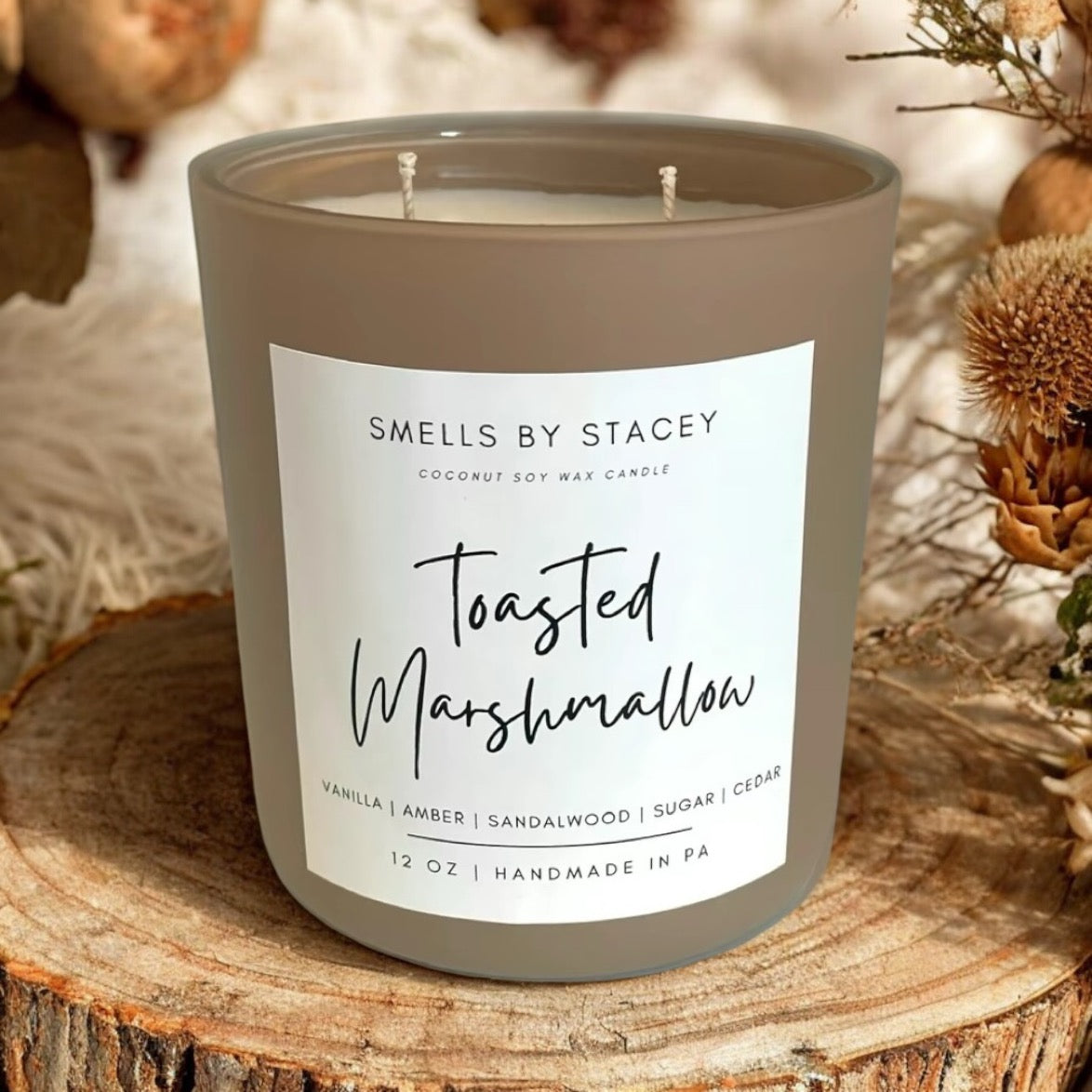 Toasted Marshmallow 12oz Candle