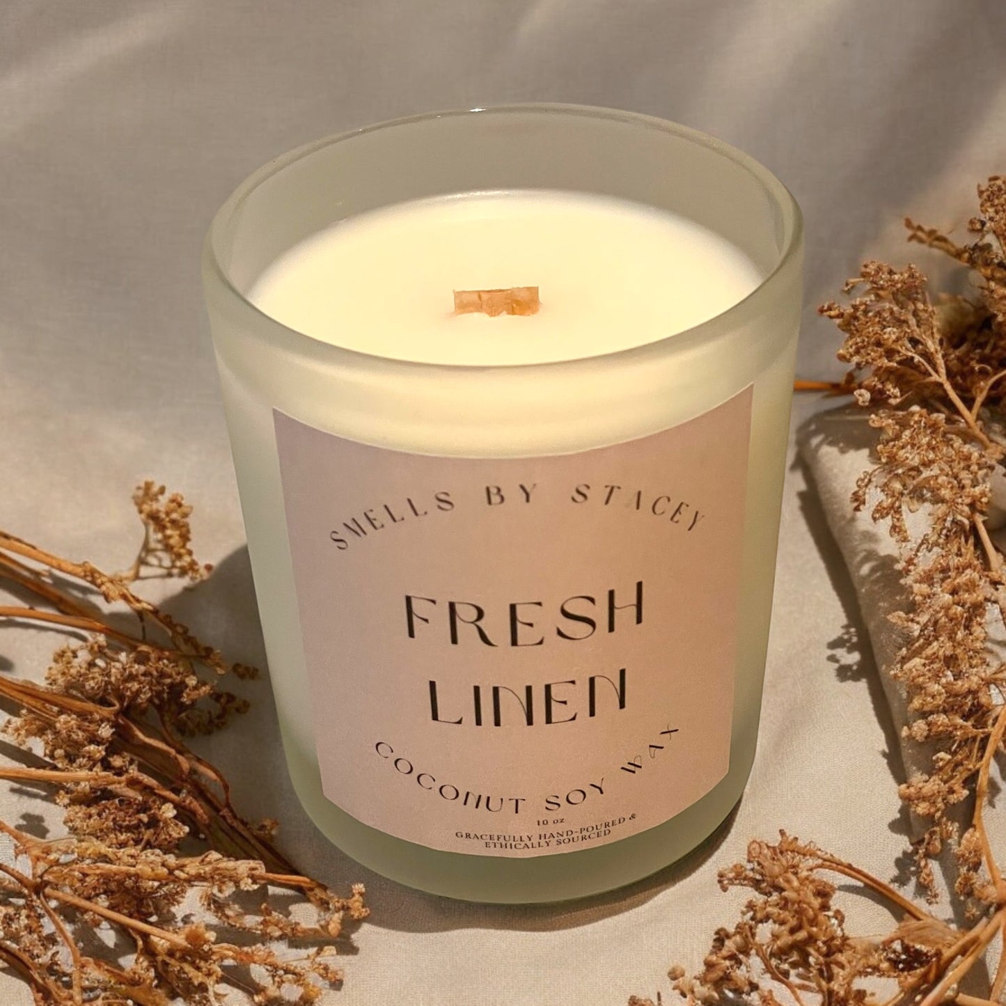 Fresh Linen 10oz Candle