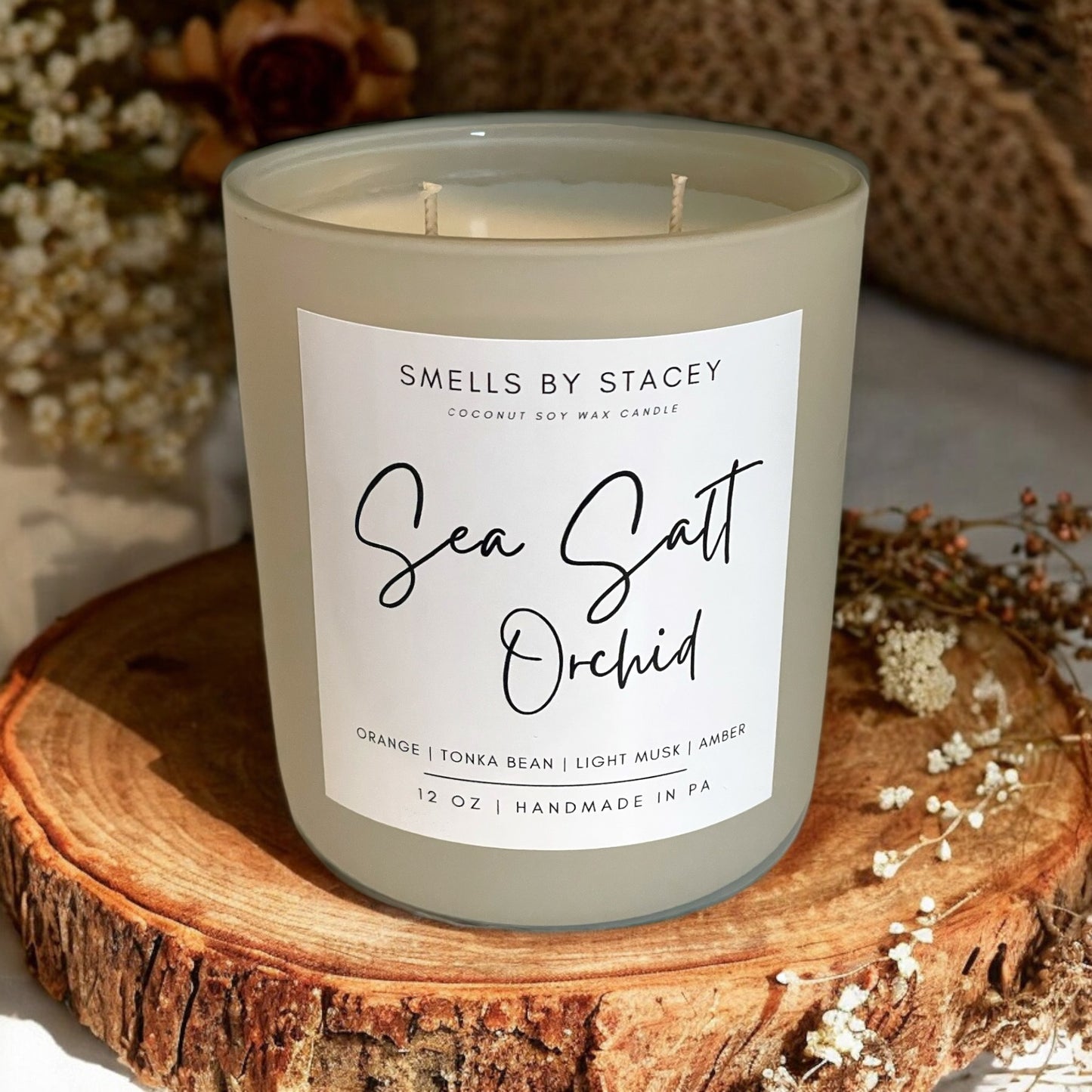 Sea Salt Orchid 12oz Candle