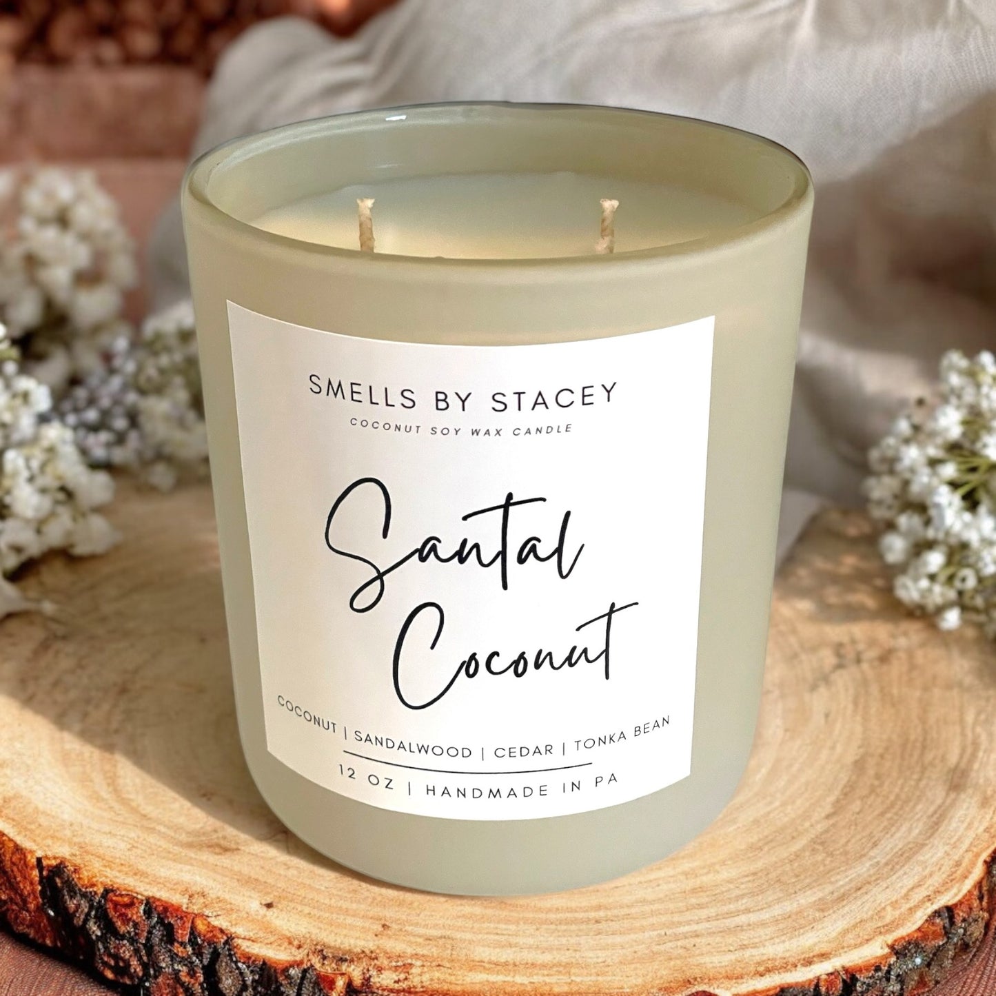 Santal Coconut 12oz Candle