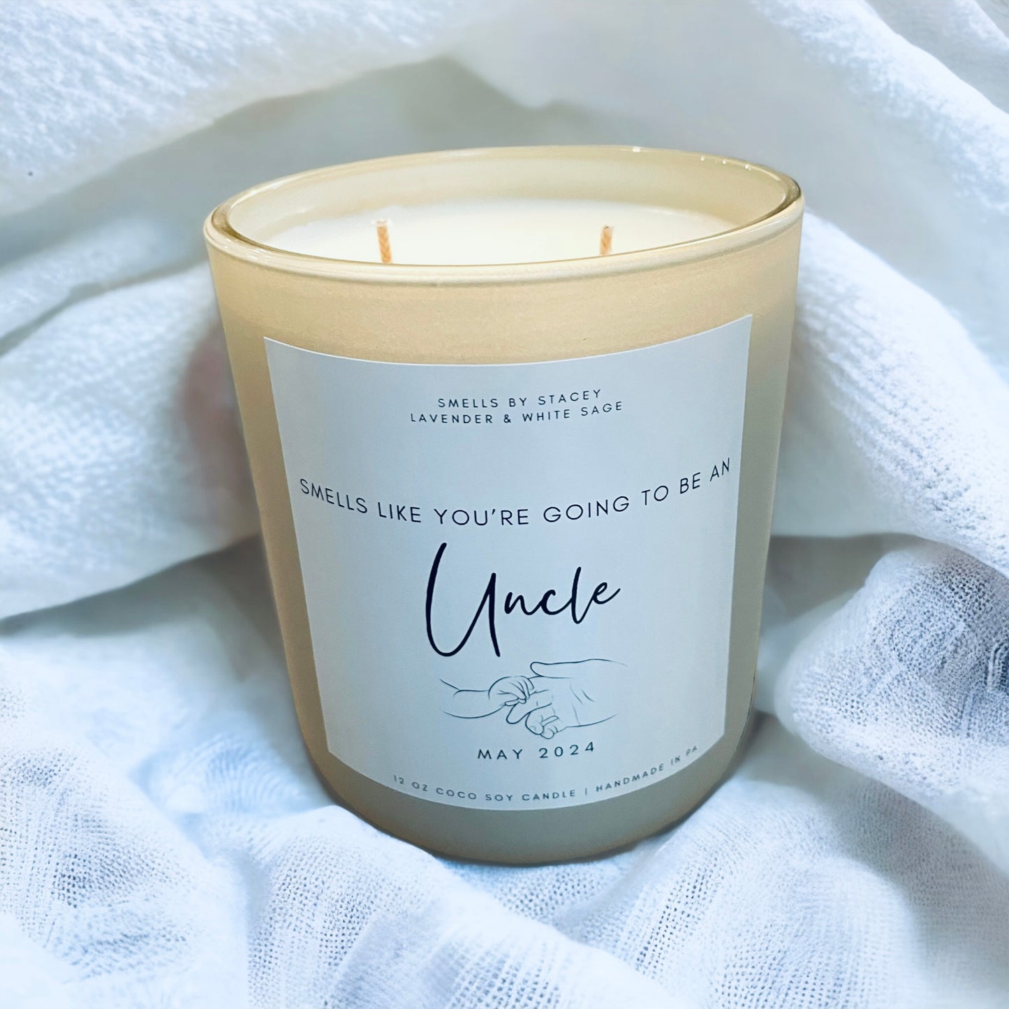 Uncle-to-be 12oz Candle