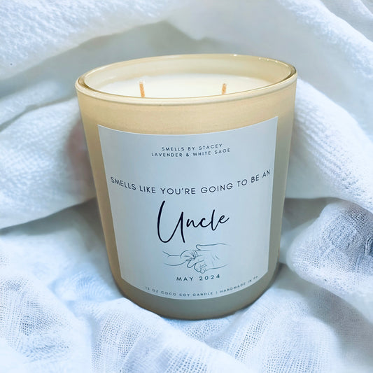 Uncle-to-be 12oz Candle