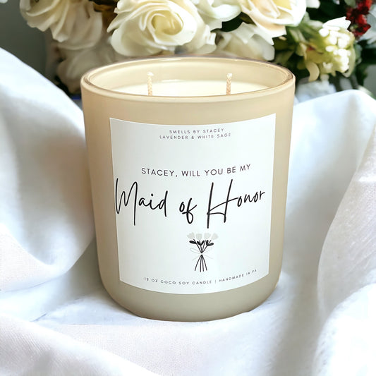 Maid of Honor 12oz Candle