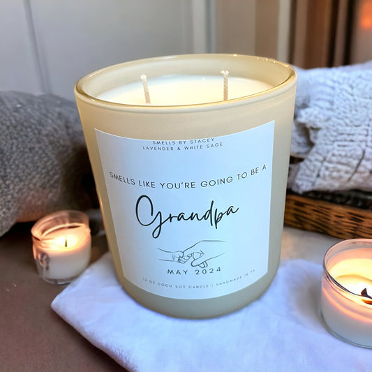 Grandpa-to-be 12oz Candle