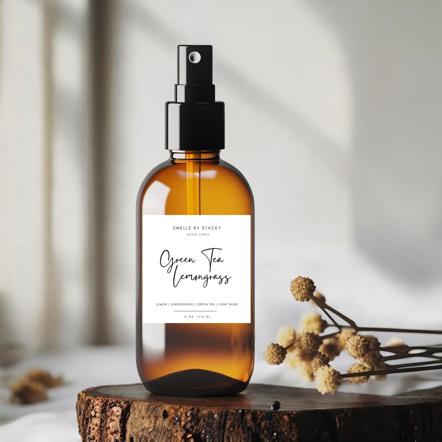 Green Tea & Lemongrass Room Spray 4oz