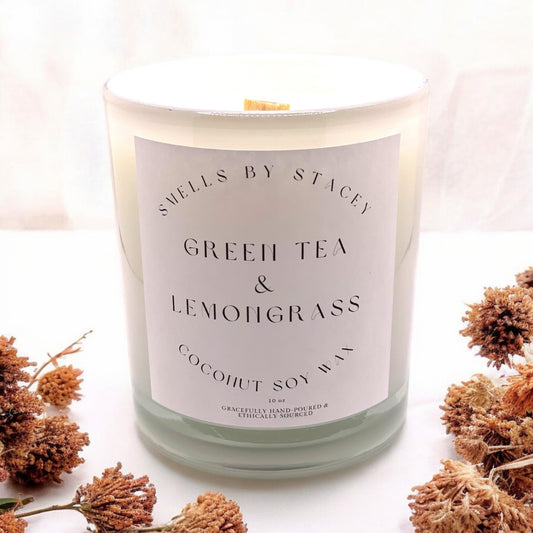 Green Tea & Lemongrass 10oz Candle